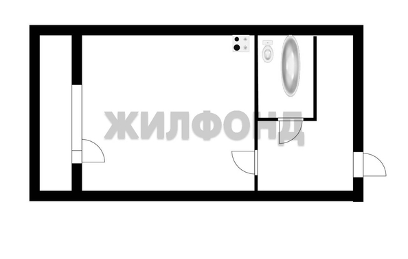 
  Продается студия, 15.8 м², Зорге ул, д. 78
. Фото 7.