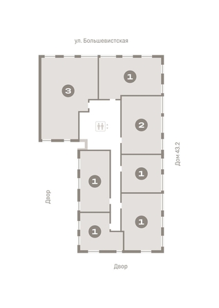 
  Продается 1-комн. квартира, 63.4 м², ЖК Европейский берег, дом 44
. Фото 1.