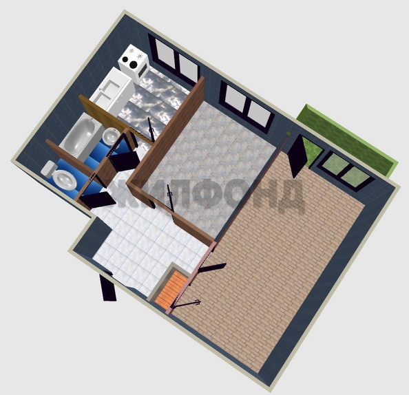 
  Продается 2-комн. квартира, 42.8 м², Революции ул, д. 6
. Фото 10.