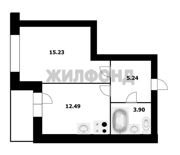 
  Продается 1-комн. квартира, 38.1 м², ЖК На Шоссейной, дом 1
. Фото 18.