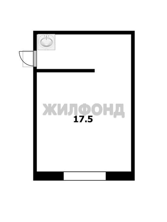 
  Продается комната, 17.5 м², Смоленская ул, д. 3
. Фото 12.