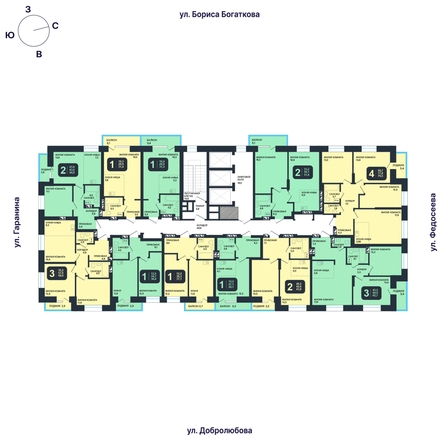 
  Продается 3-комн. квартира, 65.7 м², ЖК Никольский парк, дом 6
. Фото 1.
