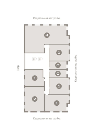 
  Продается 2-комн. квартира, 75.54 м², ЖК Европейский берег, дом 49
. Фото 1.