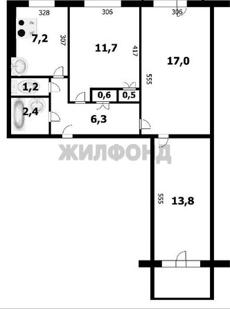 
  Продается 3-комн. квартира, 60.7 м², Связистов ул, д. 11
. Фото 9.