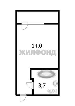
  Продается студия, 20.5 м², Первомайская ул, д. 226
. Фото 8.