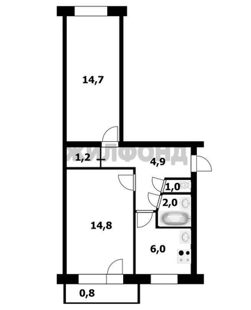 
  Продается 2-комн. квартира, 47.2 м², Планировочная ул, д. 8
. Фото 15.