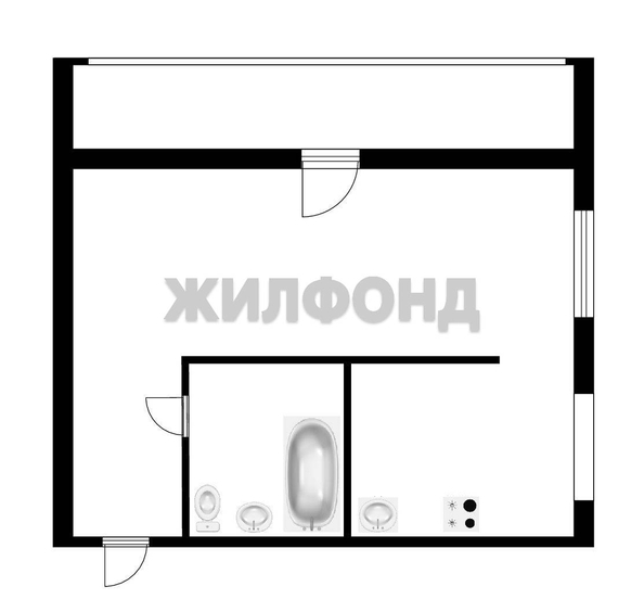 
  Продается 1-комн. квартира, 30.8 м², Челюскинцев ул, д. 46
. Фото 15.