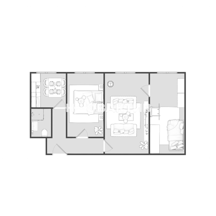 
  Продается 3-комн. квартира, 57.4 м², Есенина ул, д. 53
. Фото 2.
