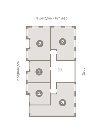 
  Продается 2-комн. квартира, 65.19 м², ЖК Пшеница, дом 2.1
. Фото 1.