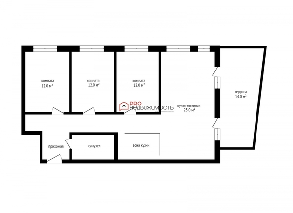 
  Продается 4-комн. квартира, 72.7 м², Французский квартал ул (Светлый мкр-н), д. 10
. Фото 15.