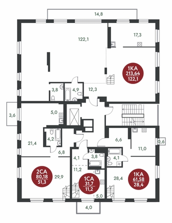
  Продается 2-комн. квартира, 80.18 м², ЖК Скандинавские кварталы, дом 1
. Фото 1.