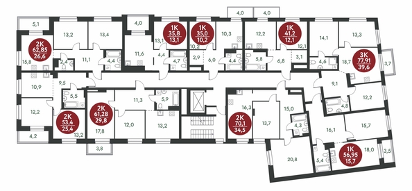 
  Продается 2-комн. квартира, 70.1 м², ЖК Скандинавские кварталы, дом 1
. Фото 1.