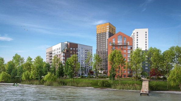 
  Продается 2-комн. квартира 64.15 м², в ЖК Скандинавские кварталы, дом 1. Фото 2.