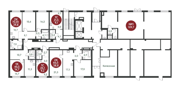 
  Продается 2-комн. квартира, 70 м², ЖК Скандинавские кварталы, дом 1
. Фото 1.