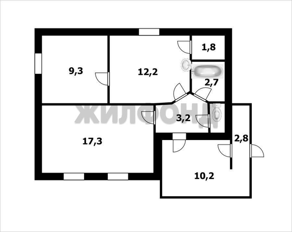 
  Продается дом, 67.3 м², рабочий поселок Горный
. Фото 6.
