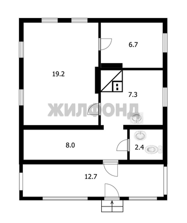 
  Продается дом, 60.3 м², деревня Ярково
. Фото 13.