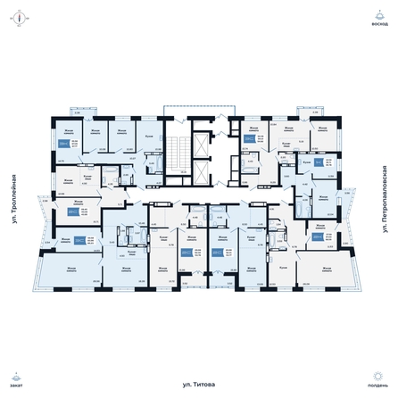 
  Продается 1-комн. квартира, 36.87 м², ЖК Салют, дом 1
. Фото 1.