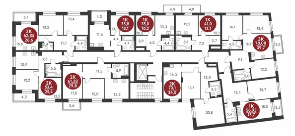 
  Продается 2-комн. квартира, 62.85 м², ЖК Скандинавские кварталы, дом 1
. Фото 1.