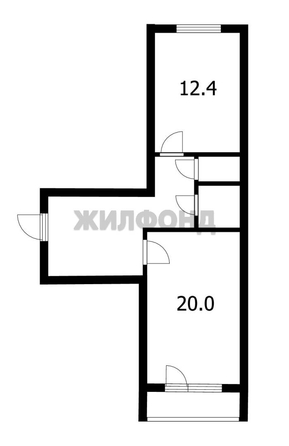 
  Продается 2-комн. квартира, 48.9 м², Петухова ул, д. 160
. Фото 20.