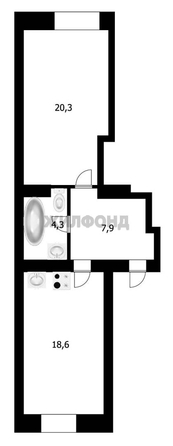 
  Продается студия, 51.1 м², 2-я Обская ул, д. 69/1
. Фото 11.
