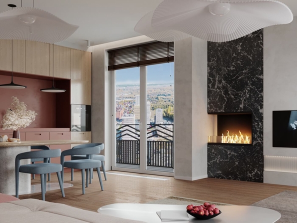 
  Продается 1-комн. квартира, 42.32 м², ЖК Марсель-2, дом 2 секция 1,2
. Фото 2.