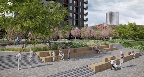 
  Продается 1-комн. квартира, 49.41 м², ЖК Марсель-2, дом 2 секция 3,4
. Фото 4.