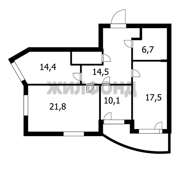 
  Продается 3-комн. квартира, 91.1 м², Фрунзе ул, д. 230
. Фото 1.