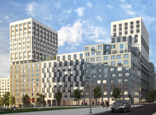 
  Продается 1-комн. квартира, 39.8 м², ЖК Лебедевский квартал, дом 1
. Фото 1.