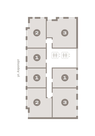 
  Продается 3-комн. квартира, 79.11 м², ЖК Авиатор, дом 3
. Фото 6.