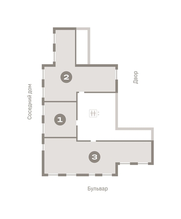 
  Продается 3-комн. квартира, 124.61 м², ЖК Пшеница, дом 5.2
. Фото 1.