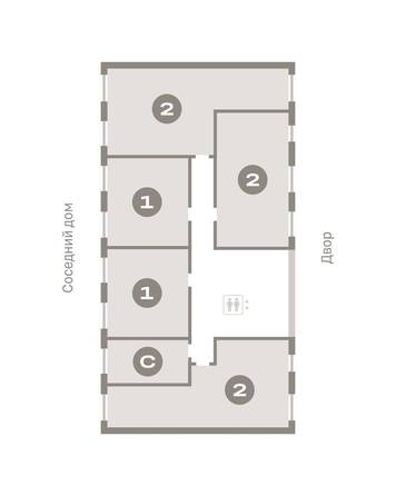 
  Продается 2-комн. квартира, 68.61 м², ЖК Пшеница, дом 5.2
. Фото 1.