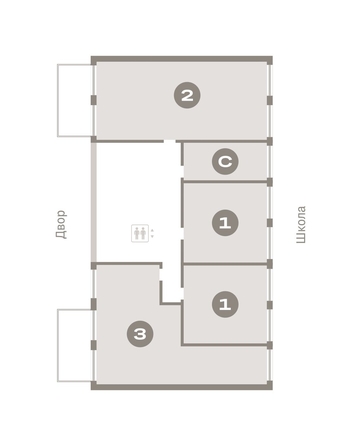 
  Продается студия, 21.56 м², ЖК Европейский берег, дом 45
. Фото 1.