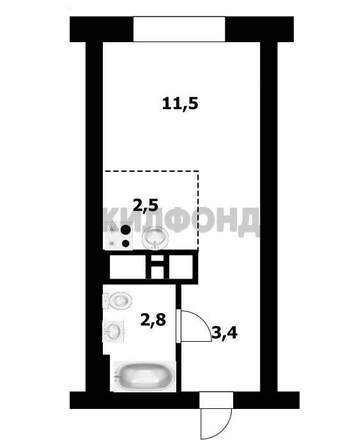 
  Продается апартамент, 20.2 м², АК IQ Aparts
. Фото 7.