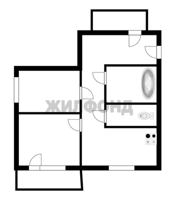 
  Продается 2-комн. квартира 41.8 м². Фото 9.