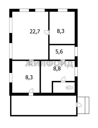 
  Продается дом, 55.9 м², рабочий поселок Коченево
. Фото 20.