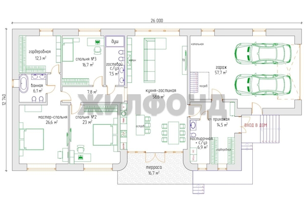 
  Продается дом, 230.7 м², Новосибирск
. Фото 16.