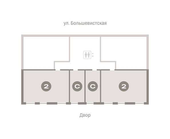 
  Продается студия, 24.2 м², ЖК Европейский берег, дом 44
. Фото 1.