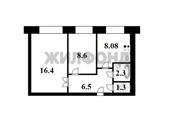 
  Продается 2-комн. квартира, 43.1 м², Шоссейная ул, д. 27
. Фото 21.