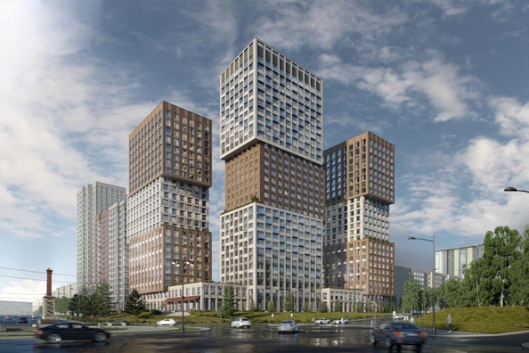 
  Продается 3-комн. квартира, 63.7 м², ЖК Lemont (Лемонт), башня Marée
. Фото 1.