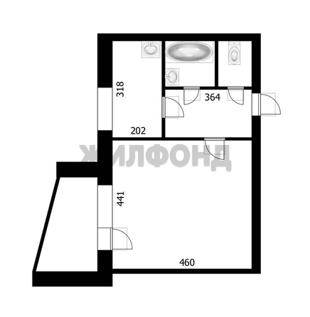 
  Продается 1-комн. квартира, 38.4 м², Сибирская ул, д. 51
. Фото 13.