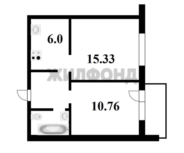 
  Продается 2-комн. квартира, 43 м², ЖК Новые снегири, блок а
. Фото 43.