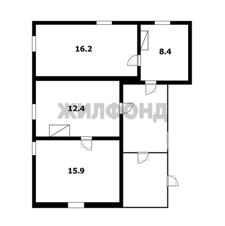 
  Продается дом, 52.9 м², Новосибирск
. Фото 11.