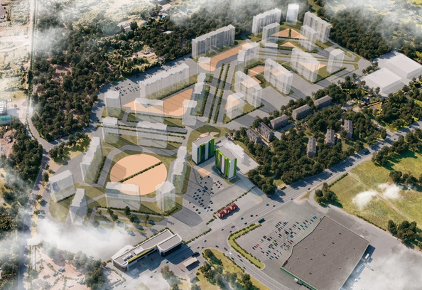 
  Продается 2-комн. квартира, 53.9 м², ЖК Эко-квартал на Кедровой, д 3 сек 1
. Фото 1.