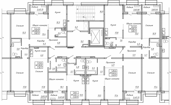 
  Продается 2-комн. квартира, 63.9 м², ЖК Гренландия, Лес дом №5
. Фото 1.