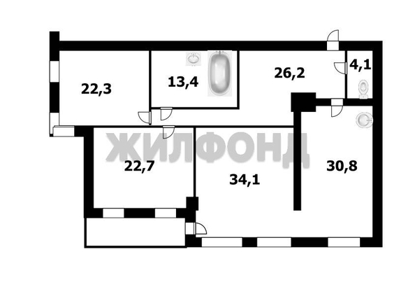 
  Продается 3-комн. квартира 158 м². Фото 4.