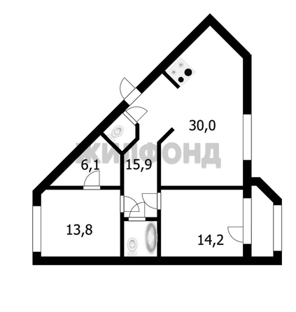 
  Продается 3-комн. квартира 84.4 м². Фото 2.