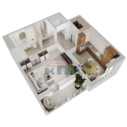 
  Продается 1-комн. квартира 43.97 м², в ЖК Два поэта. Фото 2.