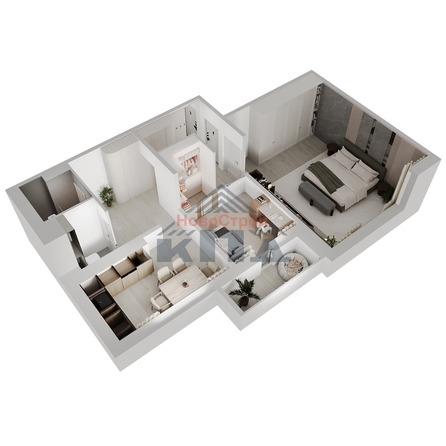
  Продается 2-комн. квартира 66.66 м², в ЖК Два поэта. Фото 2.