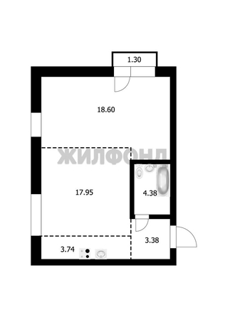 
  Продается 3-комн. квартира 48.4 м². Фото 22.