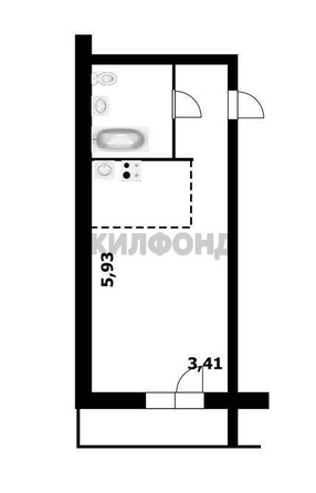 
  Продается студия 27.6 м². Фото 1.